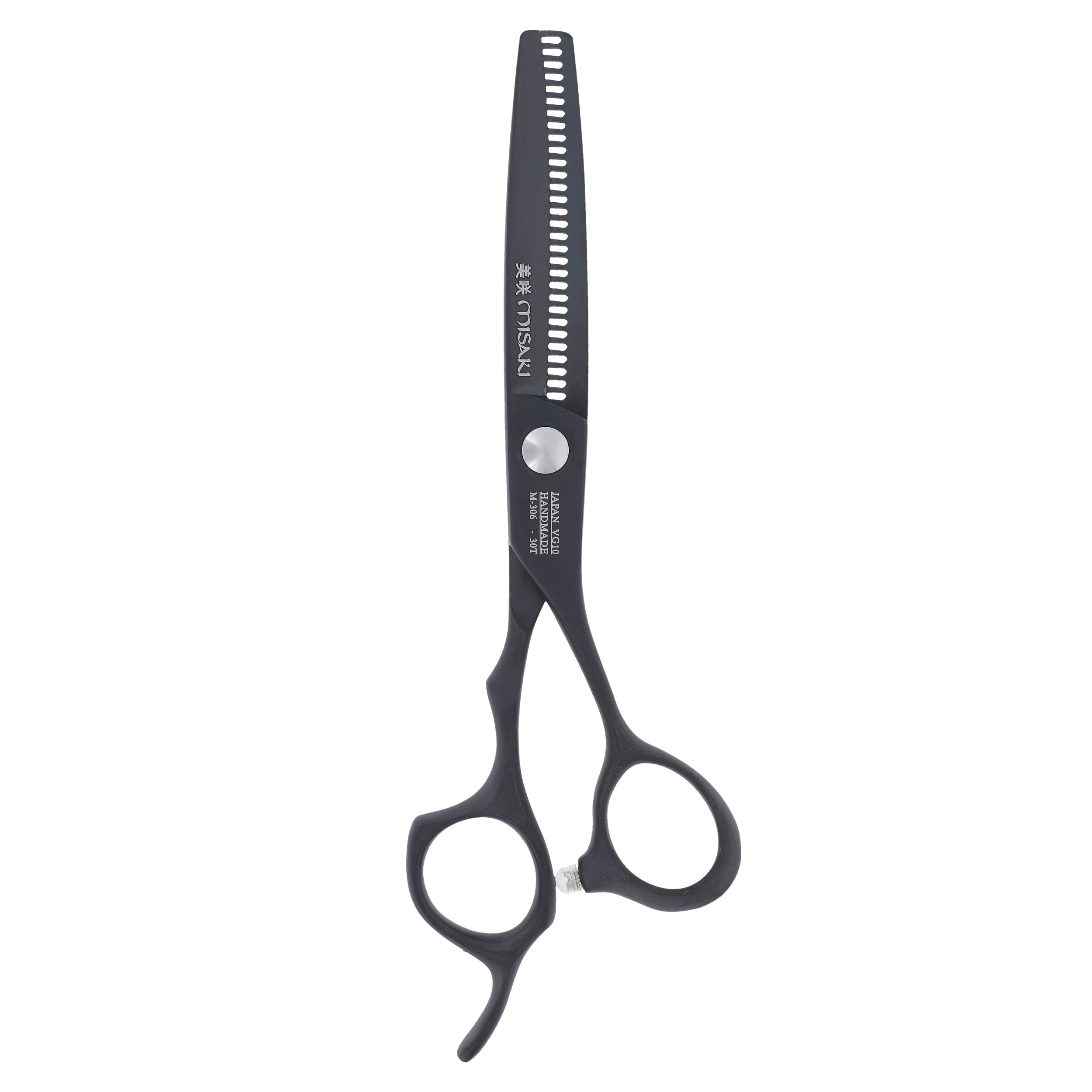 MISAKI M-306 Tadakatsu 30 Teeth Hair Thinning Shears Black Titanium