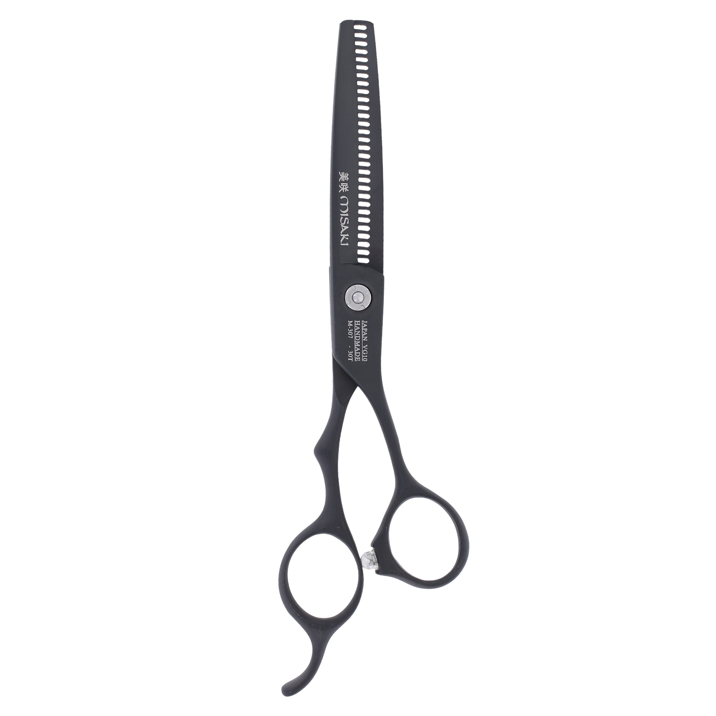 MISAKI M-307 Tokugawa 30 Teeth Hair Thinning Shears Black Titanium