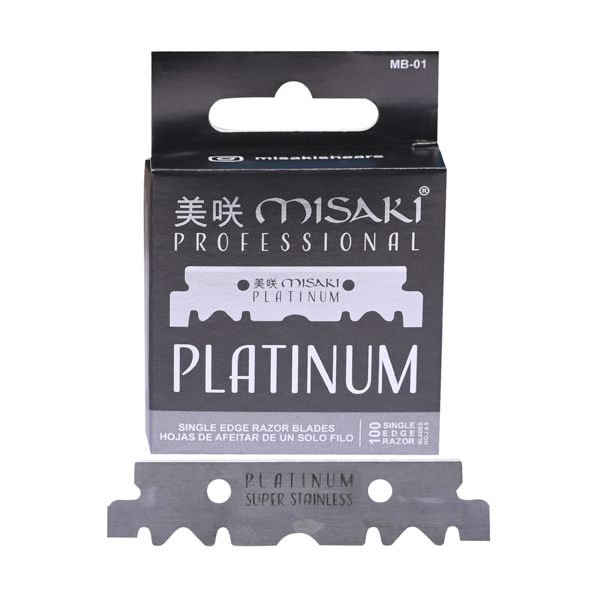 MISAKI Professional Platinum Single Edge Razor Blades