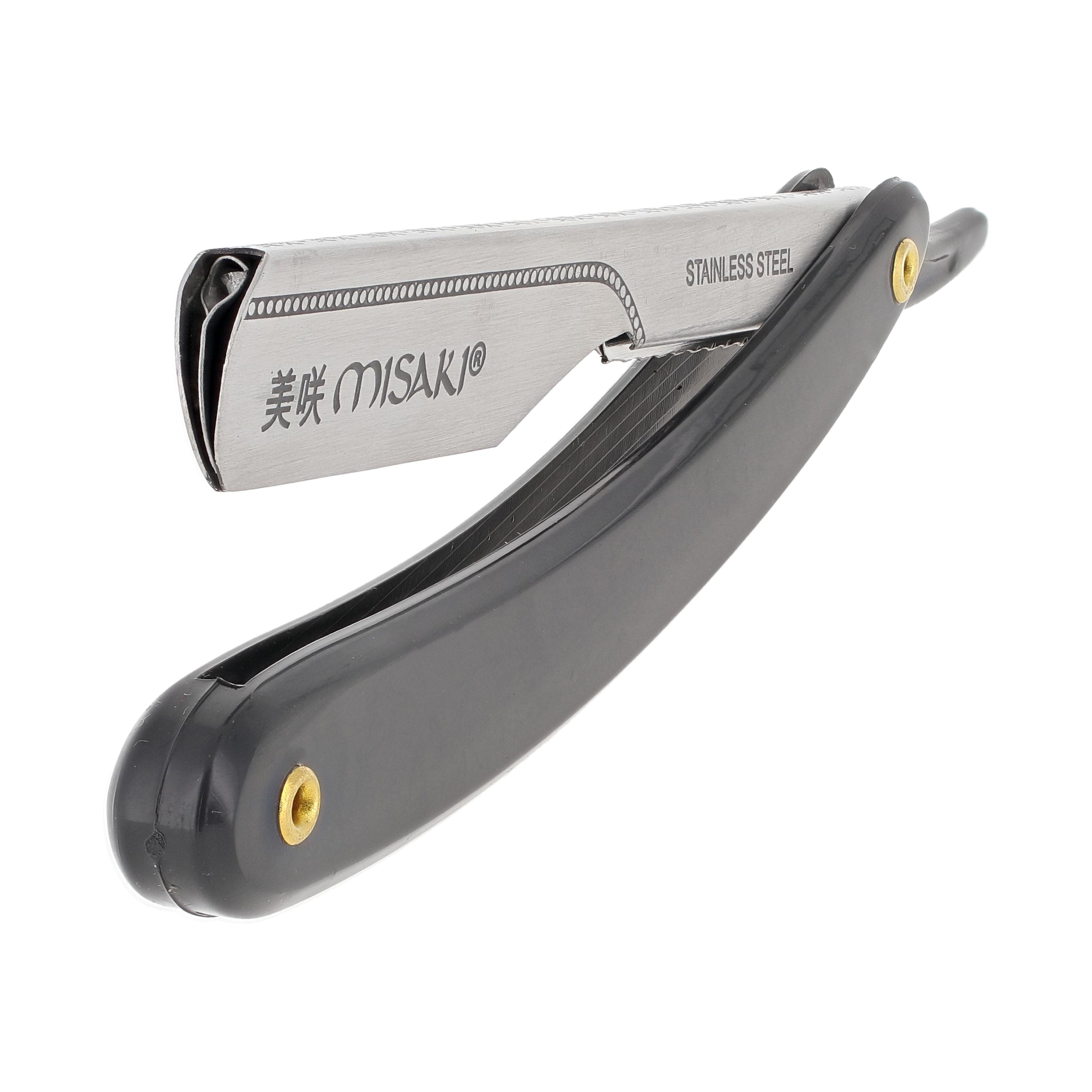 MISAKI MR-04 Push / Slide Type Folding Shavette Razor Holder