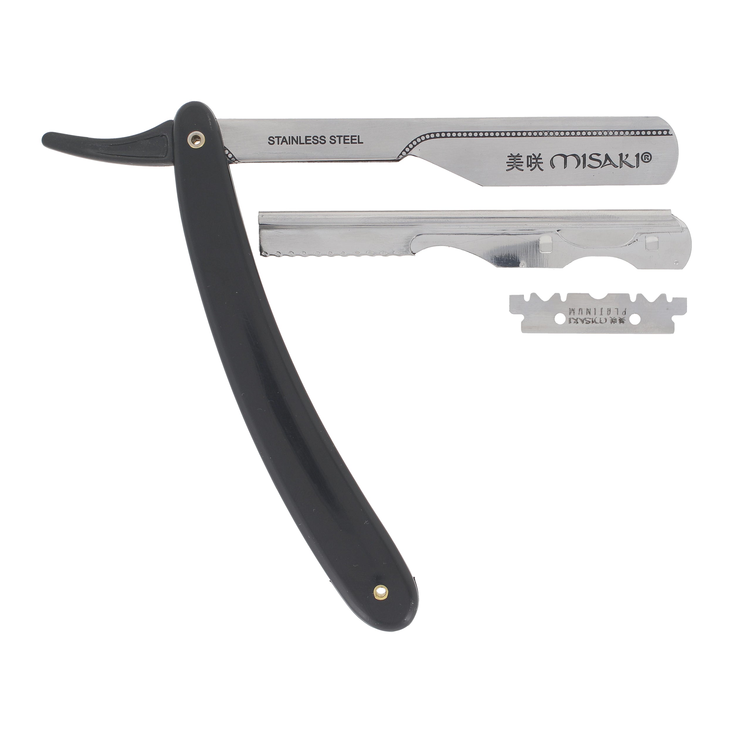 MISAKI MR-04 Push / Slide Type Folding Shavette Razor Holder